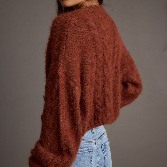 12TH TRIBE "ARCHIE" CROPPED CARDIGAN ~ NWT - Picture 2 of 7